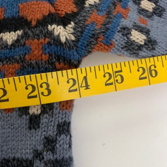 STETSON Sweater Cardigan Full Zip Mock Neck Western Navajo Cotton Wool NWT - Picture 13 of 14